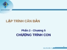 Bài giảng Lập trình căn bản: Chương 5 - Võ Duy Tín