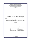 Khóa luận tốt nghiệp: Khung chính sách FDI của Việt Nam