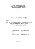 Khóa luận tốt nghiệp: Xây dựng và phát triển cổng thương mại điện tử Việt Nam - Trung Quốc (WWW.vietnamchina.net)