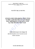 Tóm tắt luận văn thạc sĩ: Áp dụng Benchmarking phân tích vị thế cạnh tranh của các sản phẩm dầu nhờn động cơ xe máy, ô tô tại thị trường Việt Nam