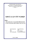 Khóa luận tốt nghiệp: Hoạt động đầu tư mạo hiểm trên thế giới và một số bài học kinh nghiệm cho Việt Nam (2008)