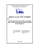 Khóa luận tốt nghiệp: Một số giải pháp phát triển thị trường bán lẻ Việt Nam trong bối cảnh hội nhập kinh tế quốc tế