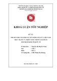 Khóa luận tốt nghiệp: Thu hút FDI vào lĩnh vực bất động sản của Việt Nam. Thực trạng và triển vọng trong giai đoạn hội nhập kinh tế quốc tế