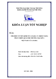 Khóa luận tốt nghiệp: Tìm hiểu về nền kinh tế Canađa và triển vọng phát triển quan hệ thương mại giữa Việt Nam và Canađa