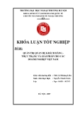 Khóa luận tốt nghiệp: Quản trị quan hệ khách hàng - thực trạng và giải pháp cho các doanh nghiệp Việt Nam