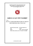 Khóa luận tốt nghiệp: Quản lý cạnh tranh trong lĩnh vực dịch vụ phân phối hàng hóa ở Việt Nam