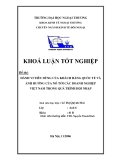 Khóa luận tốt nghiệp: Hành vi tiêu dùng của khách hàng quốc tế và ảnh hưởng của nó tới các doanh nghiệp Việt Nam trong quá trình hội nhập