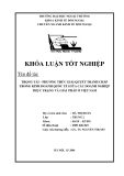 Khóa luận tốt nghiệp: Trọng tài - phương thức giải quyết tranh chấp trong kinh doanh quốc tế giữa các doanh nghiệp. Thực trạng và giải pháp ở Việt Nam