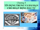 Bài giảng Tín dụng: Chương 4