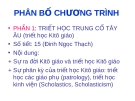 Bài giảng Triết học Trung cận đại châu Âu