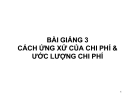 Bài giảng Kế toán quản trị: Bài số 3