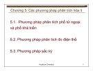 Bài giảng Cơ sở hóa phân tích môi trường: Chương 5