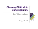 Bài giảng Tài chính công ty: Chương 4 - TS. Nguyễn Thu Hiền