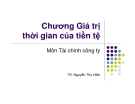 Bài giảng Tài chính công ty: Chương 3 - TS. Nguyễn Thu Hiền