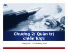 Bài giảng Quản trị học: Chương 2 - GV. Trần Đăng Khoa