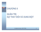 Bài giảng Quản trị học: Chương 8 - GV. Trần Đăng Khoa