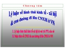 Bài giảng Lịch sử triết học - Chương 8