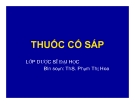 Bài giảng Thuốc cố sáp - ThS. Phạm Thị Hoa