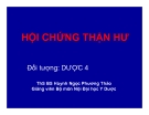 Bài giảng Hội chứng thận hư - ThS.BS. Huỳnh Ngọc Phương Thảo