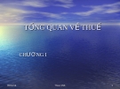 Bài giảng Tổng quan về thuế - Chương 1: Tổng quan