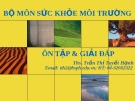 Bài giảng Sức khỏe môi trường: Chương 8 - ThS. Trần Thị Tuyết Hạnh