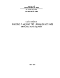 Giáo trình Phương pháp cho trẻ làm quen với môi trường xung quanh: Phần 1 - ĐH Huế