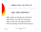 Bài giảng Quản trị chiến lược: Chương 7 - Nguyễn Đình Hòa