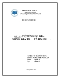 Tiểu luận môn triết học: Tư tưởng triết học Đạo gia, giá trị và hạn chế