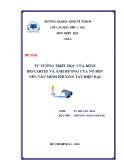 Tiểu luận triết học: Tư tưởng triết học của René Descartes và ảnh hưởng của nó đến nền văn minh phương tây hiện đại