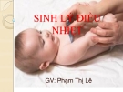 Bài giảng Sinh lý điều nhiệt - GV. Phạm Thị Lê