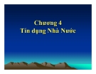 Bài giảng Tài chính công: Chương 4 - Ths. Vũ Xuân Thủy