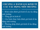 Bài giảng Kinh tế môi trường: Chương 4