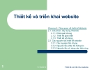 Bài giảng Thiết kế và triển khai website: Chương 2 - GV. Bùi Quang Trường