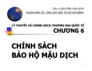 Bài giảng Lý thuyết và chính sách thương mại quốc tế: Chương 6 - TS. Nguyễn Văn Sơn