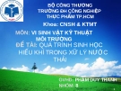 Bài thuyết trình: Quá trình sinh học hiếu khí trong xử lý nước thải