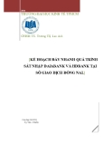 Tiểu luận: Kế hoạch đẩy nhanh quá trình sát nhập DaiAbank và HDbank tại sở giao dịch Đồng Nai