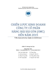 Tiểu luận: Chiến lược kinh doanh công ty cổ phần hàng hải Sài Gòn (SMC) đến năm 2015