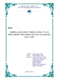 Tiểu luận: Chiến lược phát triển công ty cổ phần bóng đèn Điện Quang giai đoạn 2010 - 2020