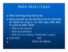 Bài giảng Phân tích cơ bản