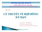 Thuyết trình: Lý thuyết về hợp đồng kỳ hạn