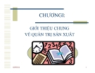 Bài giảng Quản trị sản xuất (8 chương)