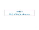 Bài giảng Kinh tế lượng: Phần 2 - TS Nguyễn Duy Thục