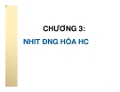 Bài giảng Chương 3: Nhiệt động hóa học