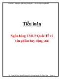 Tiểu luận nghiệp vụ ngân hàng thương mại: Ngân hàng TMCP Quốc Tế và sản phẩm huy động vốn