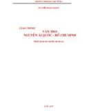 Giáo trình Văn thơ Nguyễn Ái Quốc - Hồ Chí Minh: Phần 2 - Nguyễn Đăng Mạnh