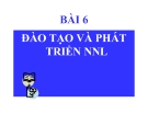 Bài giảng Quản trị nguồn nhân lực: Bài 6 - ThS.Thái Ngọc Vũ