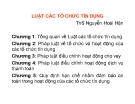 Bài giảng Luật các tổ chức tín dụng - ThS Nguyễn Hoài Hận