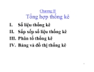 Bài giảng môn Nguyên lý thống kê kinh tế: Chương 2 - ĐH Kinh tế Quốc dân