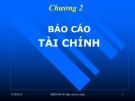 Bài giảng Nguyên lý kế toán: Chương 2