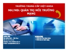 Bài giảng Quản trị môi trường mạng server: Mở đầu - TC Việt Khoa